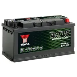 YUASA Starterbatterie Leisure Batteries 12V 100Ah 900A  L36-100