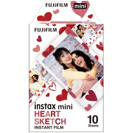 Fujifilm Instax Mini Film 10 St. heart sketch