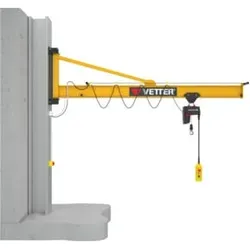 Vetter Säulenschwenkkran ASSISTENT Verbundanker-System Elektrokettenzug 500kg, 6,0m