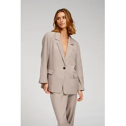 Oversized Blazer - Grau - TeeShoppen