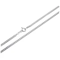 Silberkettenstore Silberkette Panzerkette 3,5mm - 925 Silber, Länge wählbar von 38-100cm silberfarben 80cm