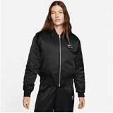 Nike Blouson NIKE SPORTSWEAR "Air Women's Bomber Jacket" Gr. XL (48/50), schwarz-weiß (black, black, white) Damen Jacken Sportjacken