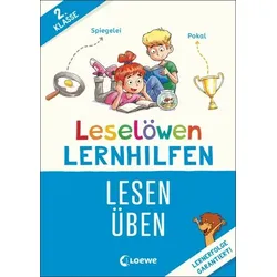 LOEWE VERLAG 978-3-7432-1355-5 Leselöwen Lernhilfen - Lesen üben - 2. Klasse