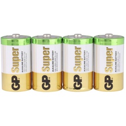 GP Batteries GP Alkaline-Batterien Mono, 4er Batterie