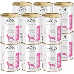 4 Vets Dog Diabetes 12x400g