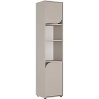 Gami Kleiderschrank 2-türiges Bücherregal Ein sehr funktioneller Schrank mit Regal.