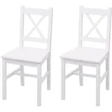 Mendler 2er-Set Esszimmerstuhl HWC-F77, Lehnstuhl Küchenstuhl Stuhl, Massiv-Holz Landhaus