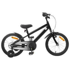 vidaXL Kinderfahrrad 16 Zoll schwarz