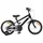 vidaXL Kinderfahrrad 16 Zoll schwarz
