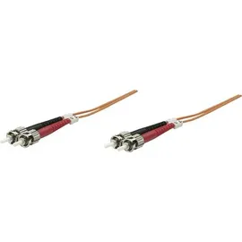 Intellinet Network Solutions Intellinet LWL Anschlusskabel 3.00 m Orange [1x ST-Stecker - 1x ST-Stecker] 50/125 OM2