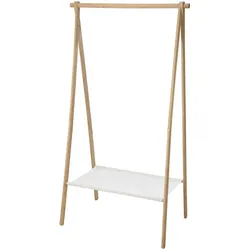 WellHome - Bambus Garderobe mit Ablage 86x57x155cm
