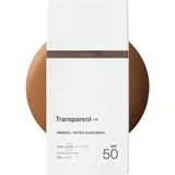 transparent lab Mineral Tinted Sunscreen Gel LSF 50 100 ml