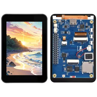 ESP32-S3 3.5 Zoll LCD Touch Display Entwicklungsboard, ESP32-S3 mit IPS Bildschirm 320×480 Pixel 262K Farbe, Onboard Kamera Interface und Audio Codec, etc, Unterstützt AI-Sprachinteraktion