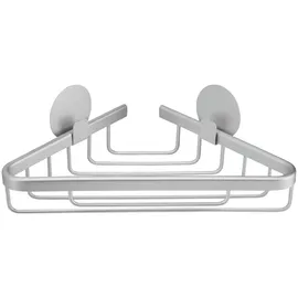 KLEINE WOLKE Duschkorb Rocco 25,4x13,5x4,5 cm grau/silber