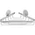 KLEINE WOLKE Duschkorb Rocco 25,4x13,5x4,5 cm grau/silber
