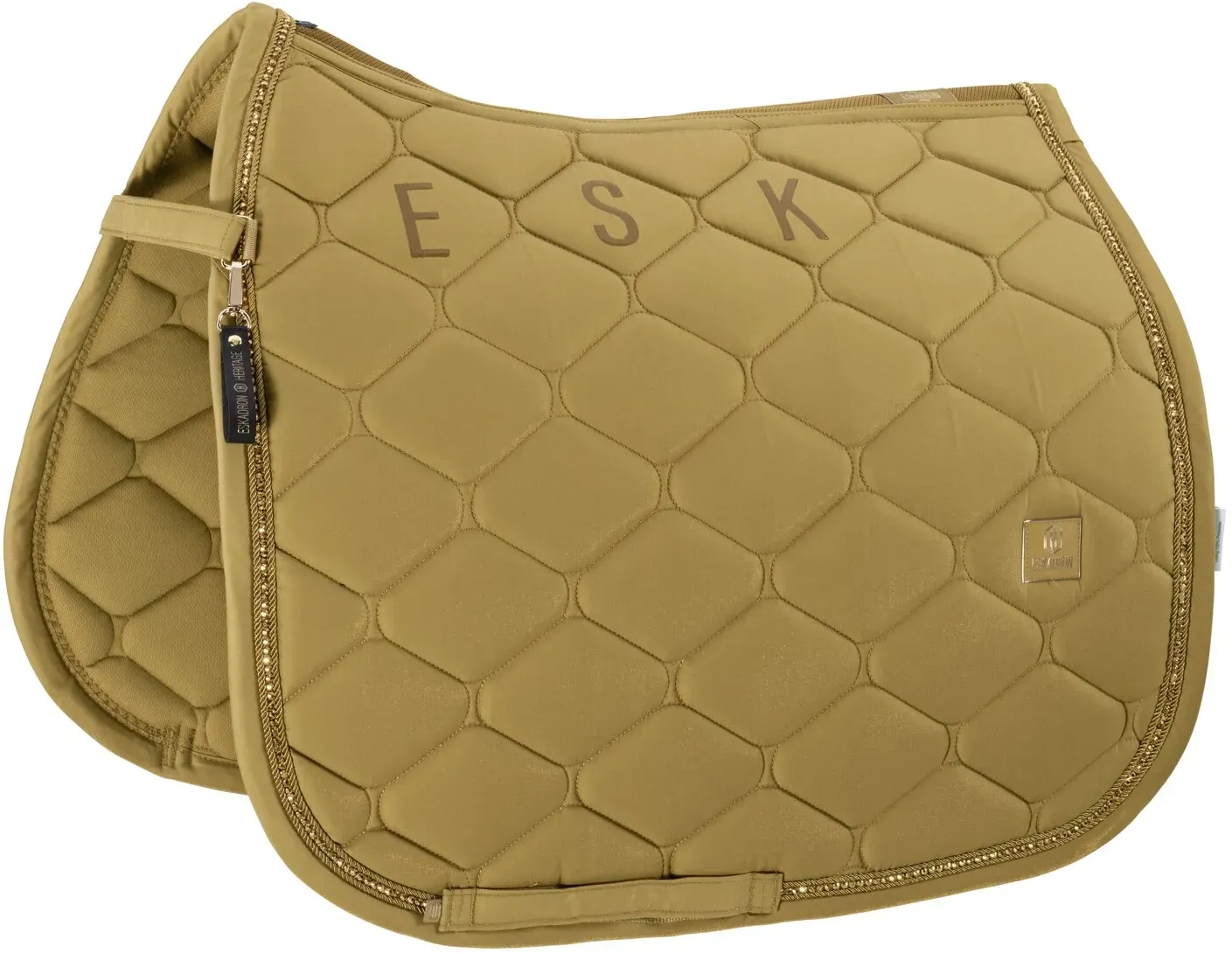 ESKADRON Heritage Schabracke Glam Crystal cardamom Pony Dressur