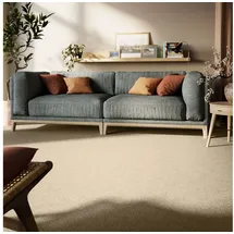 Steffensmeier Teppichboden Cambridge Young Meterware | Auslegware für Kinderzimmer Wohnzimmer Schlafzimmer | Beige, Größe: 200x200 cm