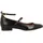 Gioseppo Kalsen Flache Schuhe Mary Jane für Damen, Schwarz, Größe 40, Schwarz, 40 EU