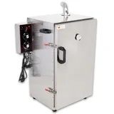Beeketal 'BDSH-S03' elektrischer Edelstahl Räucherofen mit Wärmedämmung (doppelwandig), Räucherschrank mit Zeitsteuerung, Thermostat (30-135°C) und Gewürzschublade - (H/B/T) ca. 900 x 600 x 410 mm