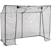 Tomaten Gewächshaus Transparent - 200x150x77 - Treibhaus Tomatenhaus Folienzelt