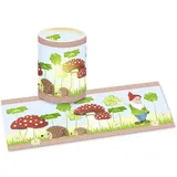 Laternenzuschnitte Glückspilze Transparentpapier 115g/qm 20x50cm VE=25 Blatt