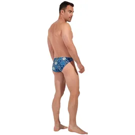 HOM Badeslip 1er Pack Blau/Weiß S