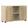 vidaXL Sideboard mit Regal 88,5 x 30,5 x 55,5 cm Braun