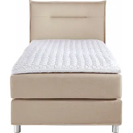 MAINTAL Boxspringbett 100 x 200 cm H2 Beige
