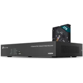 TP-Link NVR1004H-4P V1 - 4 Kanäle - Schwarz