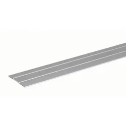 Alberts Übergangsprofil, Aluminium, verschiedene Farben, selbstklebend, flach, Länge 90 cm