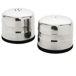 Gastronoble Olympia Jumbo Salz- und Pfefferstreuer | 140ml | Edelstahl | 4 Sets