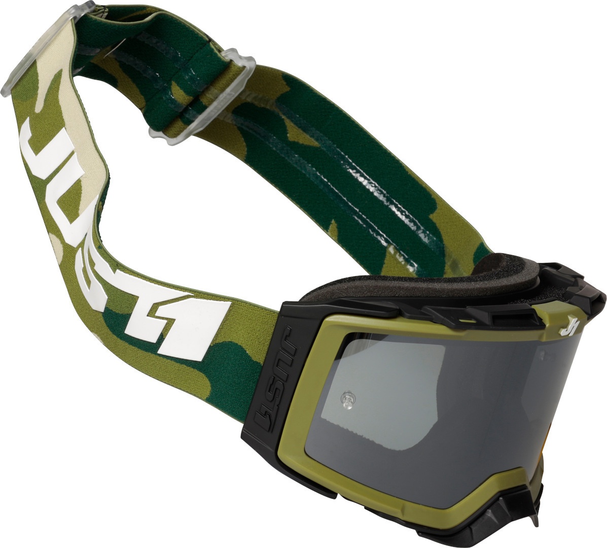 Just1 Nerve Absolute Camo Motocross Brille, silber