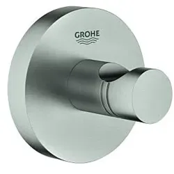Grohe Essentials Bademantelhaken 40364DC1 supersteel, verdeckte Befestigung