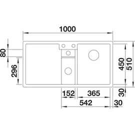Blanco Collectis 6 S rechts cafe + InFino