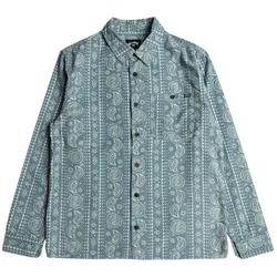 Langarmshirt BILLABONG "Solana", Herren, Gr. M, blau, [Hauptstoff] 100% Baumwolle, Langarm, Shirts