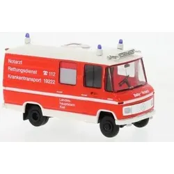 BREKINA 36936 1:87 Mercedes L 508 RTW Kiel Feuerwehr Kiel Baby-Notarzt, 1970