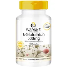 Warnke Vitalstoffe GmbH L-Glutathion 500 mg Tabletten