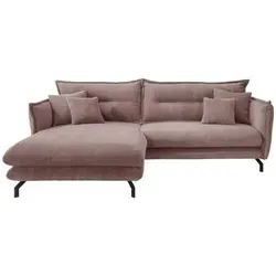 Wohnlandschaft Lava Rosa Cord
