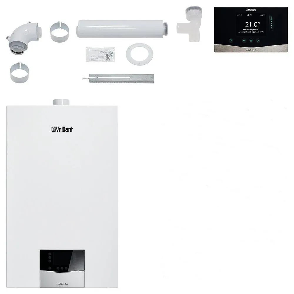 VAILLANT Paket 1.706 ecoTEC plus VC 15 CS/1-5, VRC 720, LAS starr