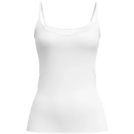 CALIDA Cotton Desire Spaghetti-Top Damen, 100% Baumwolle, pflegeleicht, ohne störenden Nähte Weiss 40-42 - 40-42