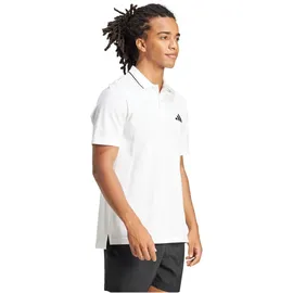 adidas Essentials Small Logo Piqué Poloshirt Weiß/Schwarz 2XL