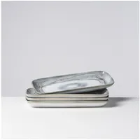 gipfelstück Platten-Set, Steinzeug TIEFER SEE