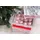 SUNWARE Q-Line Weihnachtsbox 22 L 1-tlg. transparent/rot