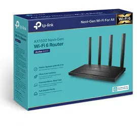 TP-Link Archer AX17 Router Ethernet LAN WLAN, Schwarz