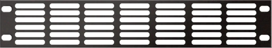 Showgear 19 inch Ventilation Panel Black 2HE