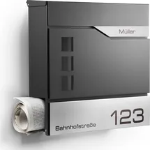 newhabitat Oslo Anthrazit inkl. Zeitungsfach