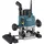 Makita RP1111CJFA Oberfräse 1.100 W inkl. D-53556 12-teiligem Fräser-Set im MAKPAC
