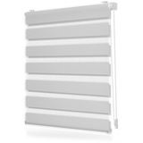 Lichtblick Duo Rollo / Doppelrollo Klemmfix 65 x 150 cm weiß