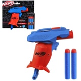 NERF Alpha Strike Slinger SD-1 Einzelschuss-Blaster und 2 NERF Elite Darts aus Schaumstoff – Nachladen, Spannen, Feuern, Multi