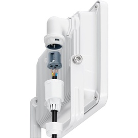 goobay 53873 LED Strahler Außen 30W / Außenstrahler IP65 / Neutralweißes Licht 2550 lm/LED Scheinwerfer Fluter Wandmontage / IP65 Gartenstrahler/Weiß